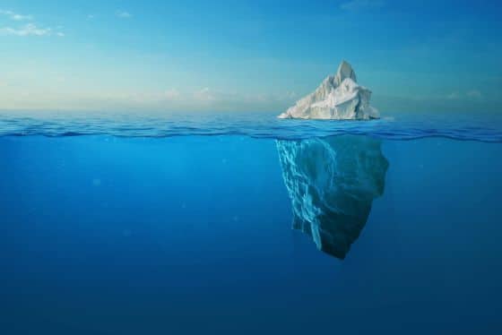 Stress, Eisberg, Unterbewusstsein, Bewusstsein