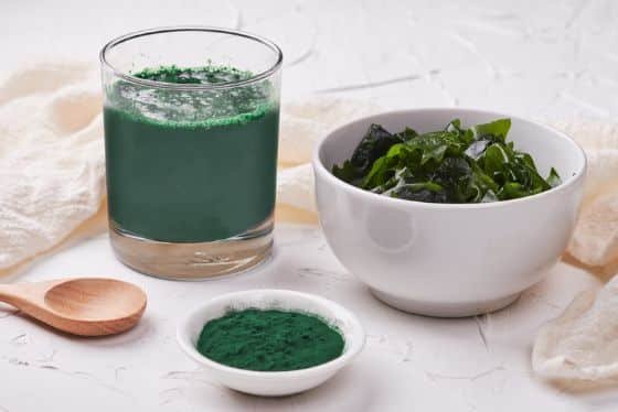 Spirulina und Meeresalgen