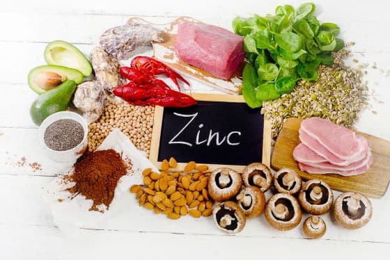 Zink in Lebensmitteln