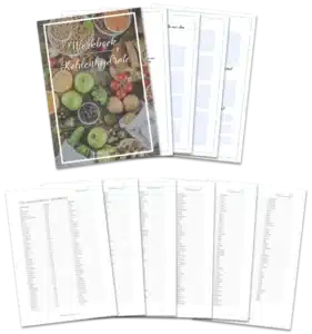 Ernährungsfundament Workbooks und Listen