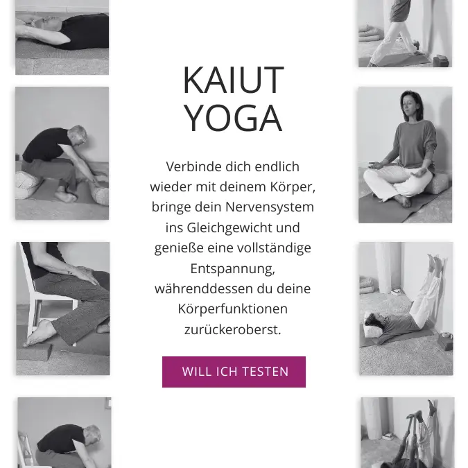 Gratis Schnuppereinheiten Kaiut Yoga, für ein reguliertes Hormonsystem, mehr Beweglichkeit und einen funktionierenden Körper