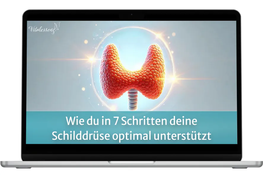 Laptop mit dem kostenlosen Schilddrüsentraining